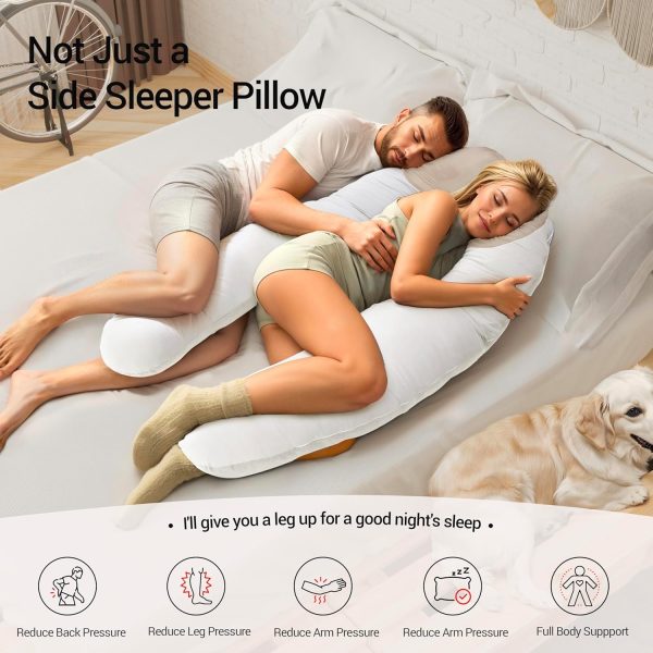 Comfort U-Shape Pillow for Full Body Support - Billede 3