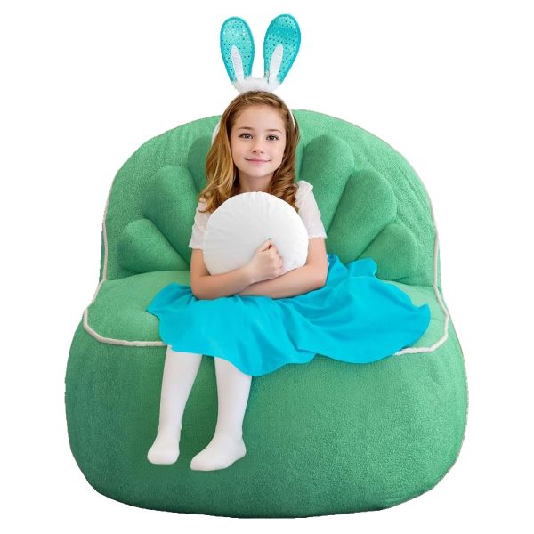 Roztomilé křeslo z mušle Bean Bag pro dospívající a dospělé