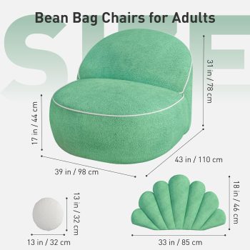 seashell bean bag chair 4175