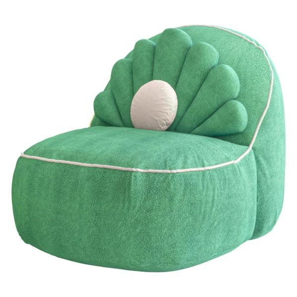 Cute Seashell Bean Bag Chair for Teens and Adults - Billede 8