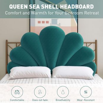 seashell shaped headboard pillow cushion 4186