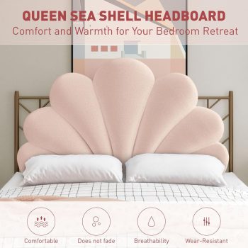 seashell shaped headboard pillow cushion 4189