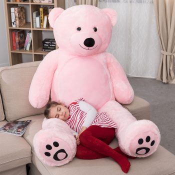 grote teddybeer roze 4347