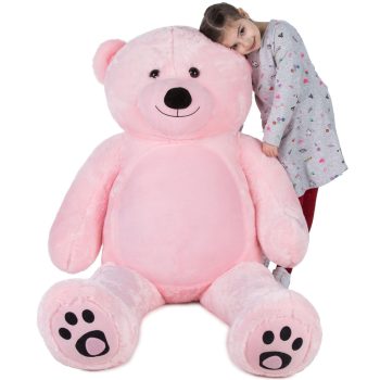 grote teddybeer roze 4351