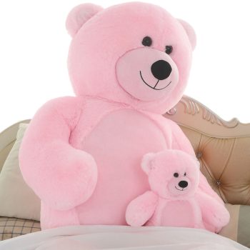 grote teddybeer roze 4352