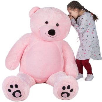 grote teddybeer roze 4363