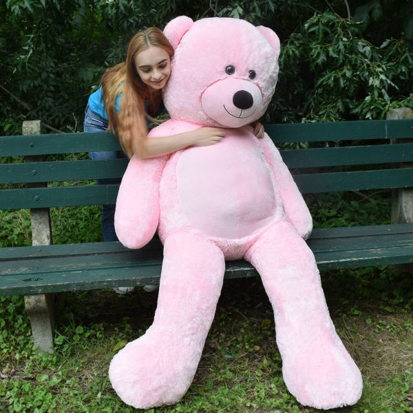 Big Teddy Bear Giant Teddy Bear Large Stuffed Animal Toy Pink - Image 20