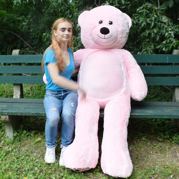 Big Teddy Bear Giant Teddy Bear Large Stuffed Animal Toy Pink - Image 21