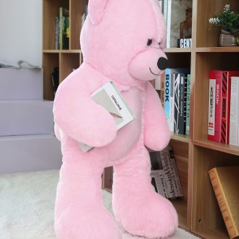 big teddy bear soft bear pink 4372