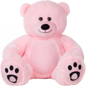 big teddy bear soft bear pink 4376