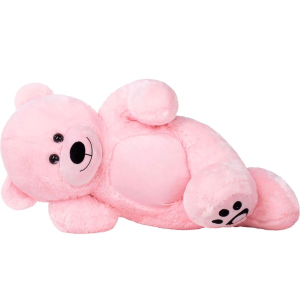 Large Cuddly Stuffed Animal Toy Big Teddy Bear Soft Bear Pink - Image 11