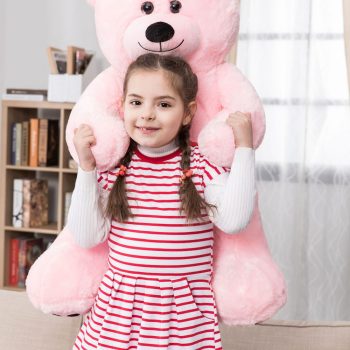 big teddy bear soft bear pink 4387