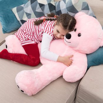 big teddy bear soft bear pink 4388