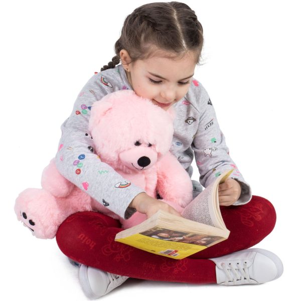 Petit ours en peluche doux, cadeau d'anniversaire, animal en peluche, rose