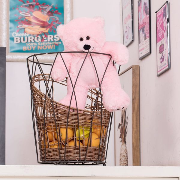 Soft Small Teddy Bear Birthday Gift Cuddly Stuffed Animal Toy Pink - Image 8