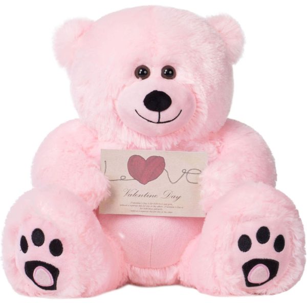 Soft Small Teddy Bear Birthday Gift Cuddly Stuffed Animal Toy Pink - Image 11