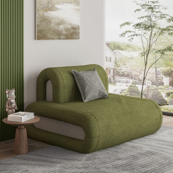 Convertible Floor Sofa with Removable Back Support - Imagem 2