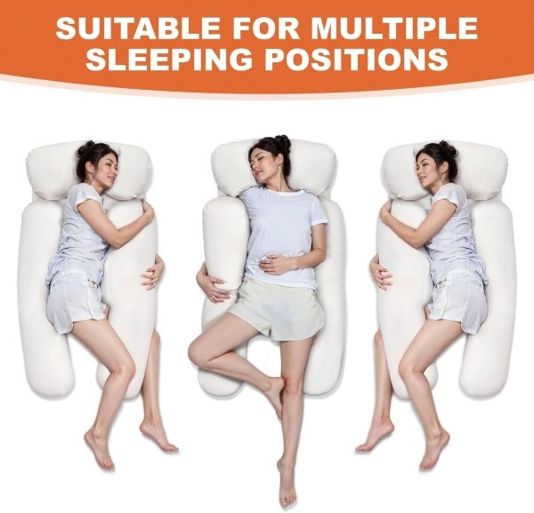 Side Sleeper Pillow With Arm Hole & Foam Wedge for Neck and Shoulder Pain - Imagem 14